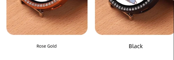 Huawei GT4 41mm Elmas Kaplama Şeffaf Akıllı Saat Kılıfı - 9