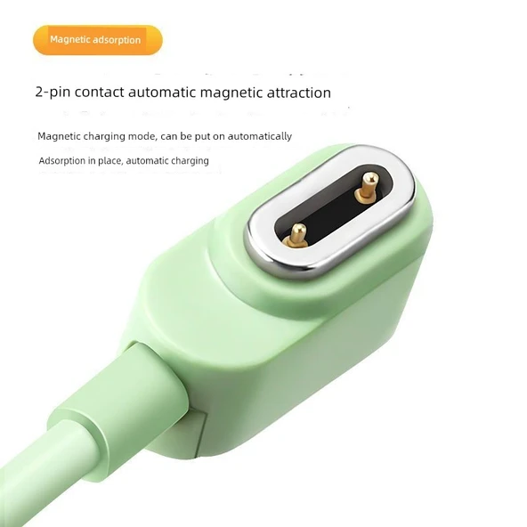Z7/Z6A Çocuk Saati Şarj Kablosu ve Adaptörü - Matcha Yeşili - 3