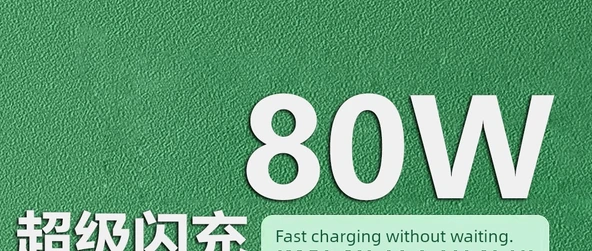 OPPO FindN5 Uyumlu 80W Süper Hızlı Şarj Aleti - Fiş + 1.5 Metre Kablo - Resim 6