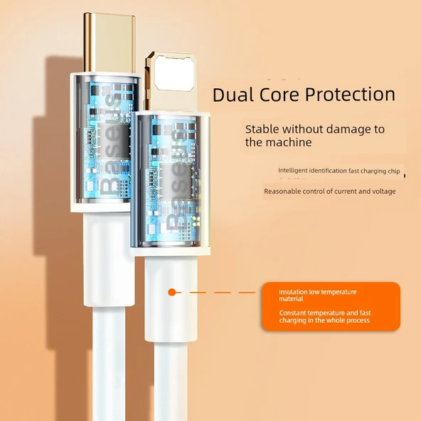 PD20W USB-C Lightning Kablo - 2 Metre - Siyah - 3