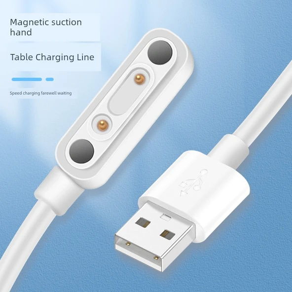 360 Çocuk Saati Manyetik Şarj Kablosu - M1/M2/T1/C1/B2 - Beyaz - 5
