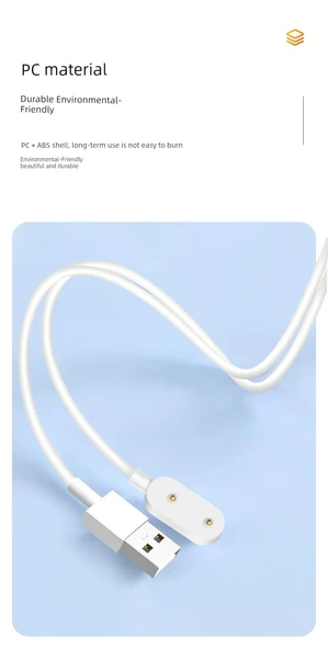 OPPO Bileklik 2 Siyah Manyetik Şarj Kablosu (30cm) - 8