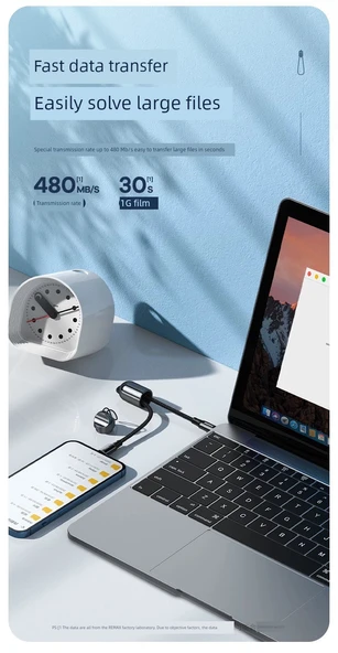 Apple 6-14 Uyumlu 30W Hızlı Şarj Data Kablosu - Siyah (C-L) 12cm - 11