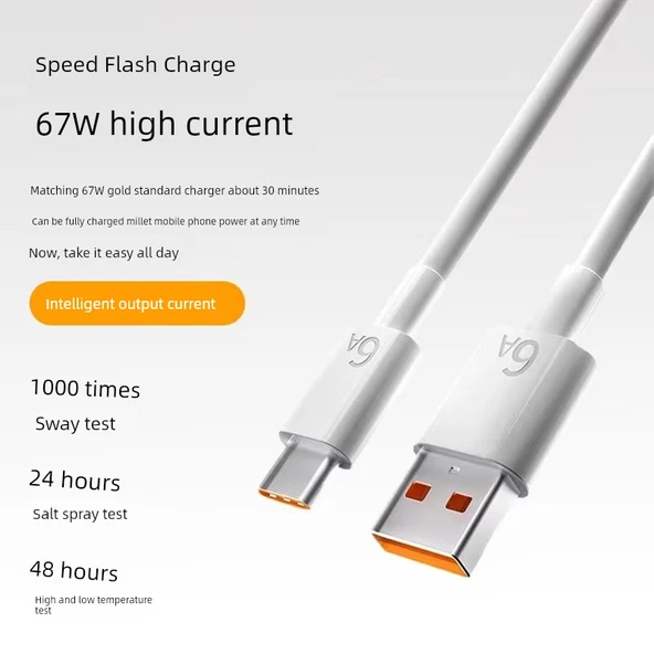 Xiaomi Tablet 7 Pro 67W Hızlı Şarj Aleti - Sadece Adaptör - 4