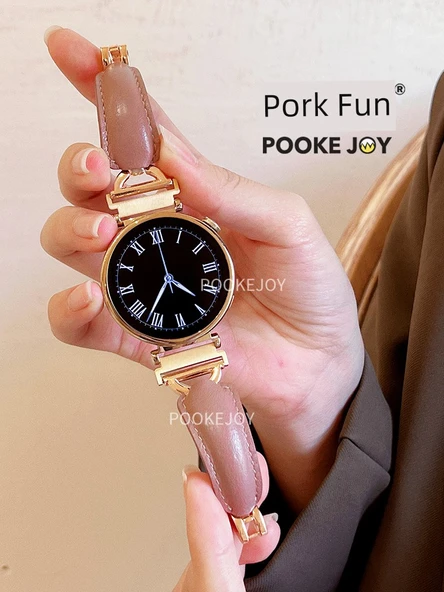 Huawei Watch GT4 41mm Uyumlu Deri Halkalı Bileklik - Kahve - 6
