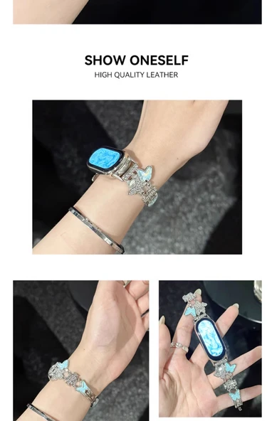 Xiaomi Mi Band 5/NFC Bileklik - Şeffaf Kasa - Altın - 11