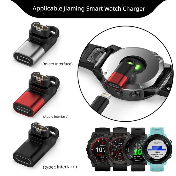 Garmin Şarj Kablosu - Dairesel Yuvalı Şarj - 8