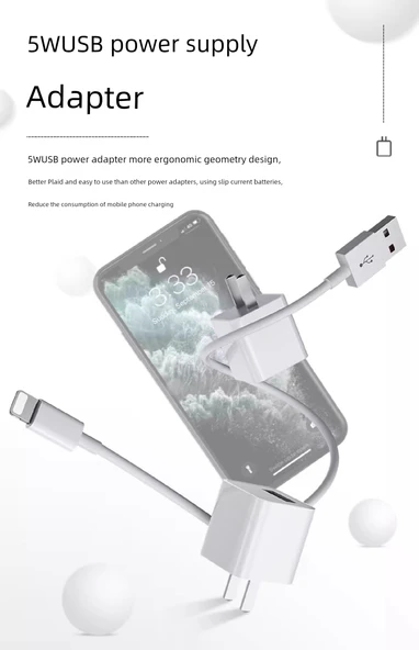 Apple USB Şarj Aleti ve 1.5 Metre Kablo (2'li Paket) - 6