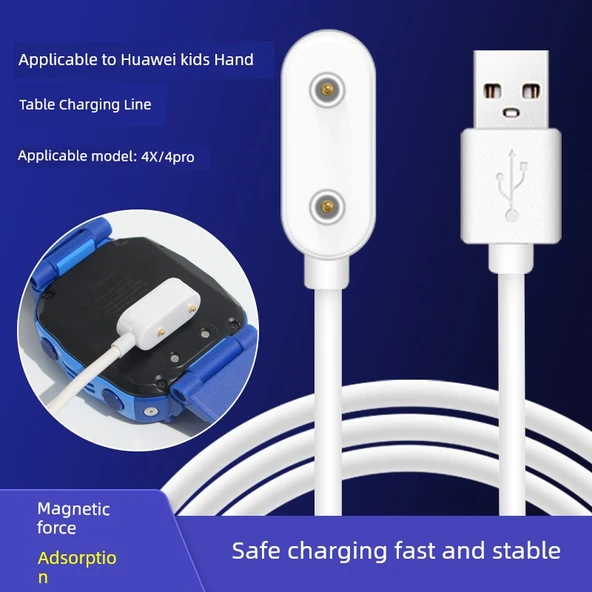 Huawei Çocuk Saati 5 New Yao/5 Vitality Siyah Şarj Kablosu ve Şarj Başlığı - 2