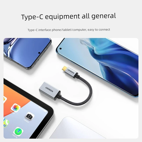 Type-C USB 3.0 Data Kablosu - 0.15m - Derin Siyah Kauçuk Kaplama - 6