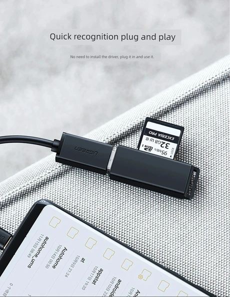Type-C USB 3.0 Data Kablosu - 0.15m - Derin Siyah Kauçuk Kaplama - 11