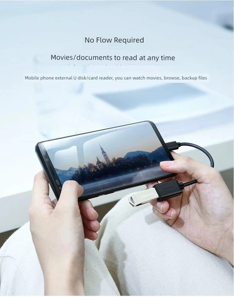 Type-C USB 3.0 Data Kablosu - 0.15m - Zarif Beyaz Plastik Kaplama - Resim 8