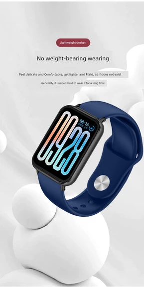 Xiaomi Bileklik 8 Pro NFC Tek Tokalı Yumuşak Silikon Kordon - Beyaz - 10