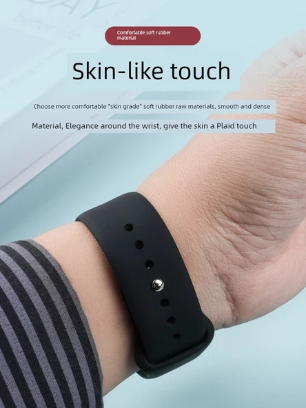 Xiaomi Bileklik 8 Pro NFC Tek Tokalı Yumuşak Silikon Kordon - Beyaz - 2