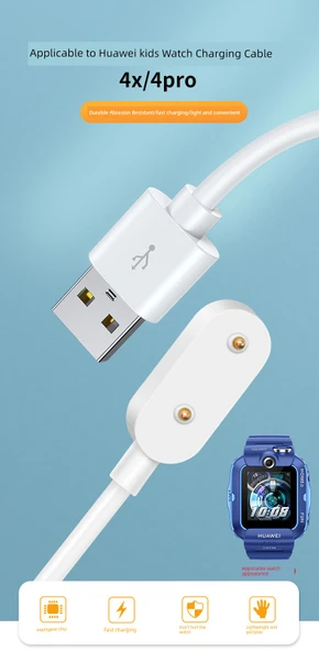 Huawei Çocuk Saati 5 New Yao/5 Vitality Siyah Şarj Kablosu ve Şarj Başlığı - 8