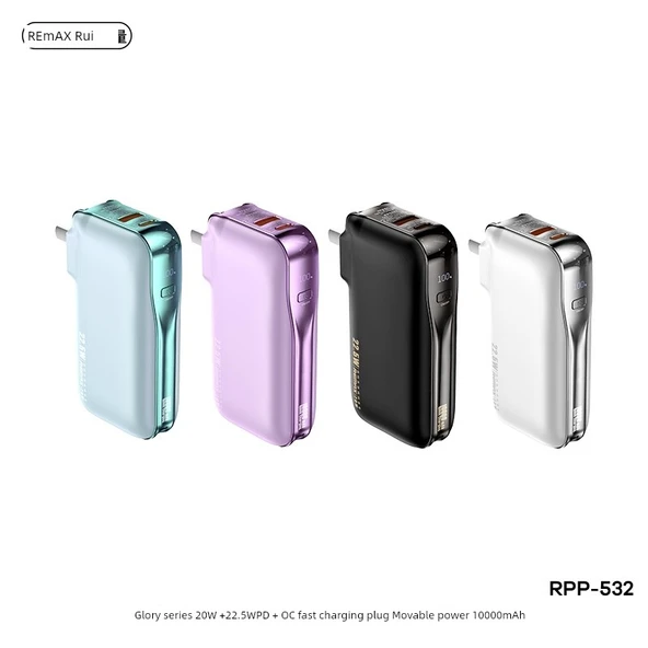 10000mAh Taşınabilir Hızlı Şarj Powerbank - Siyah - 6