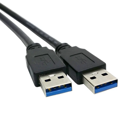 Çift USB 3.0 Erkek Dişi Uzatma Kablosu - 0.5 Metre - Flanşlı - 11