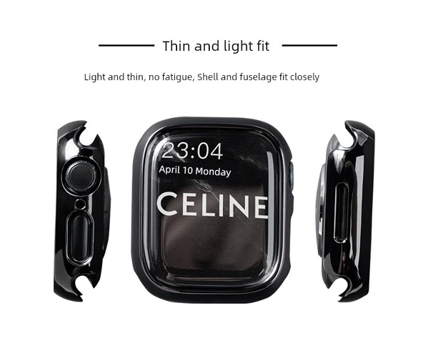 Apple Watch S10 42mm Altın Elektrokaplama Yarım Kasa - 7