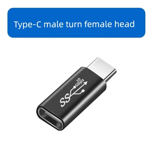 Type-C Erkek - Dişi Adaptör - Düz