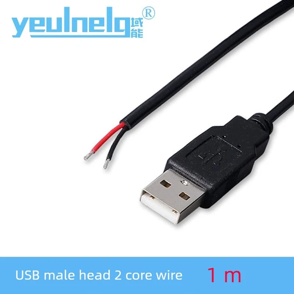 USB Erkek Uzatma Kablosu - 2 Çekirdek - 1 Metre
