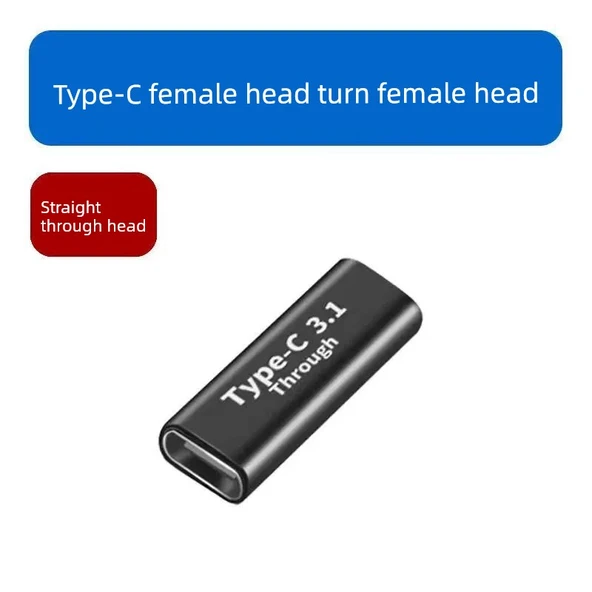 Type-C Dişi - Dişi Adaptör - Düz