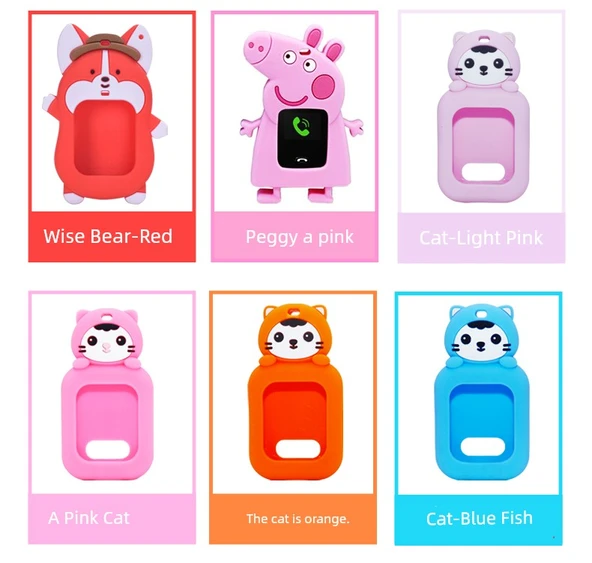 Parıltılı McDull Kız Çocuk Akıllı Saat Kolyesi - Alt Açılımlı (2 Kalın Askı) - 10