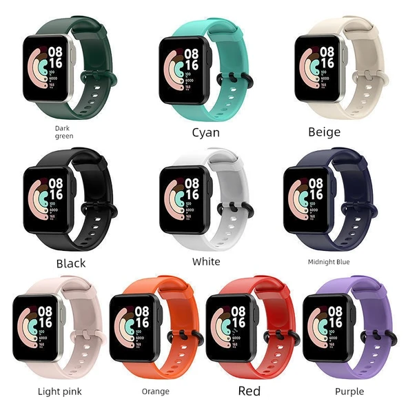 Redmi/Lite/Value Edition Uyumlu Xiaomi Mi Watch Trendy Pikachu Desenli Kordon - 8