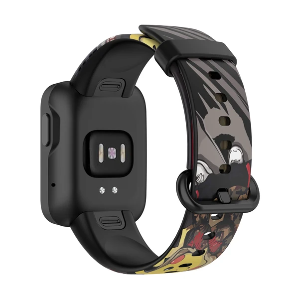 Redmi/Lite/Value Edition Uyumlu Xiaomi Mi Watch Trendy Pikachu Desenli Kordon