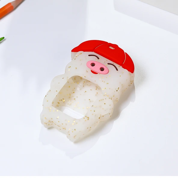 Parıltılı McDull Kız Çocuk Akıllı Saat Kolyesi - Alt Açılımlı (2 Kalın Askı)