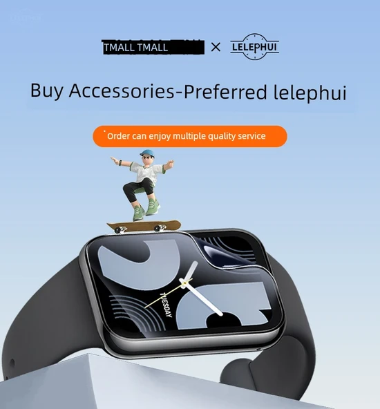 Xiaomi Bracelet 8Pro Siyah Konnektörlü Kayış - Pirinç Beyazı ve Açık Pudra - 7