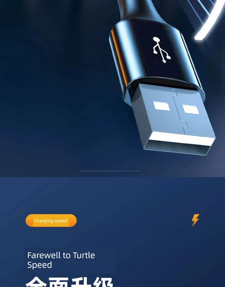 USB Magic Siyah 1.2m Hasır Örgülü Süper İletken Bakır Kablo (1 Alana 1 Bedava) - 7
