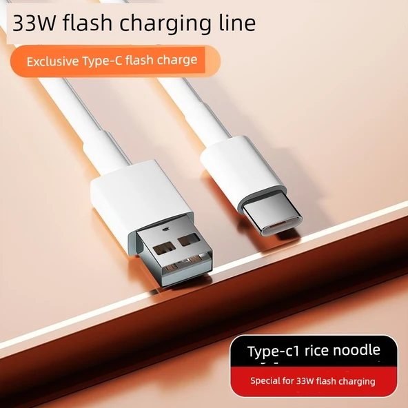 1.0m Çift 33W Hızlı Şarj Kablosu