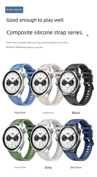 Xiaomi Watch2/2Pro Uyumlu Ladin Yeşili Kompozit Örgü Kordon - 8