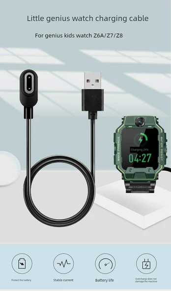 Little Genius Peak Edition Z6 Şarj Kablosu - 4 Pin Veri Aktarımlı - 11
