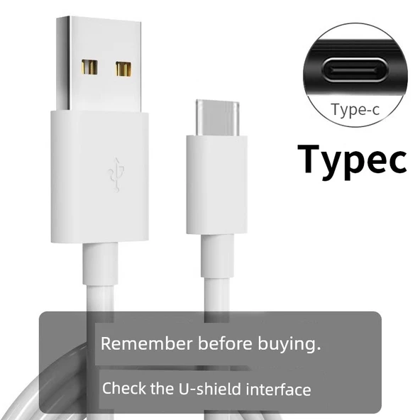 Type-C Data Kablosu - 0.25m Beyaz