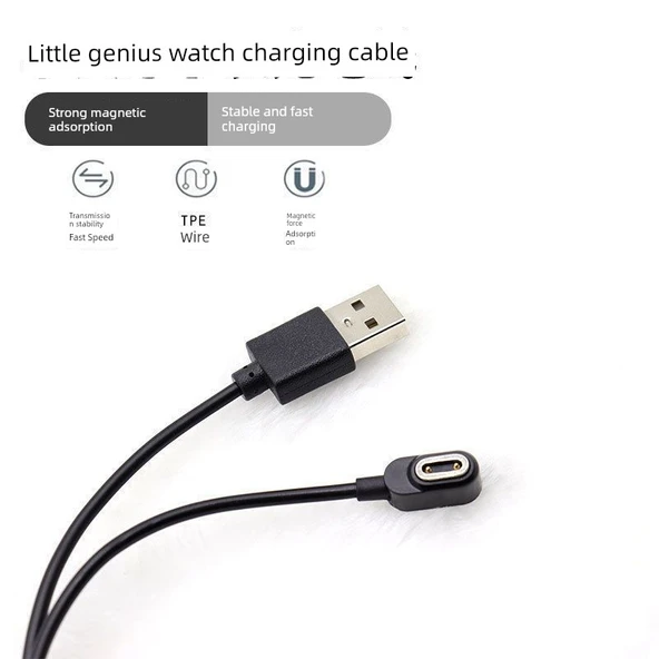 Little Genius Peak Edition Z6 Şarj Kablosu - 4 Pin Veri Aktarımlı - 5