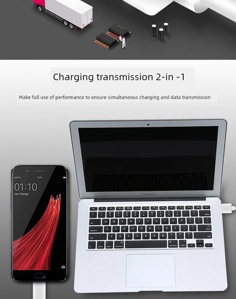 Android Şarj Kablosu - 1 Metre - İkili Paket - 9