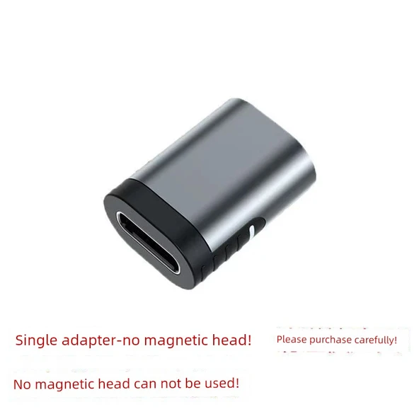 160W Manyetik Type-C Adaptör - Düz Yan Lambalı Manyetik Taban