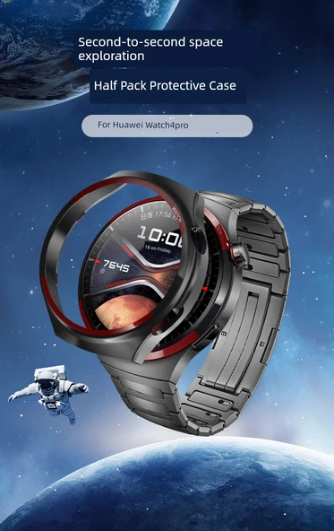 Huawei Watch4 Pro Uyumlu Siyah Kesim Su Geçirmez Film Ekran Koruyucu - Mavi Dünya - 7
