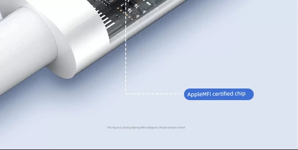 1.2m Apple MFi Sertifikalı PD Hızlı Şarj Lightning Kablosu - 7