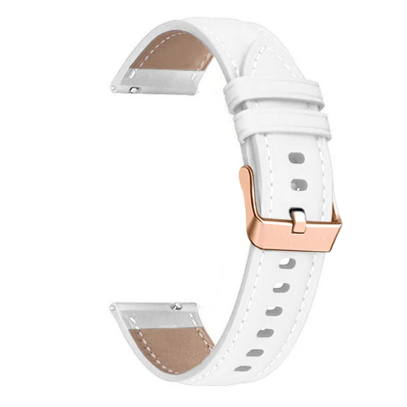 Garmin Venu 2s Siyah Deri Kordon - Rose Gold Tokalı - 4