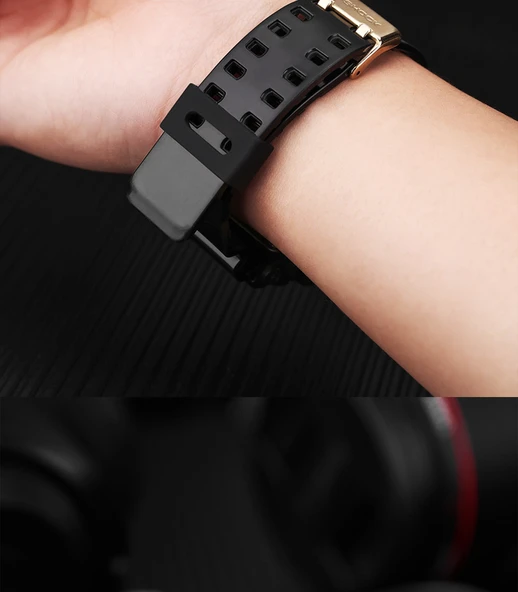 Casio 18mm TPU Siyah Saat Çerçevesi - 2'li Paket - Resim 11