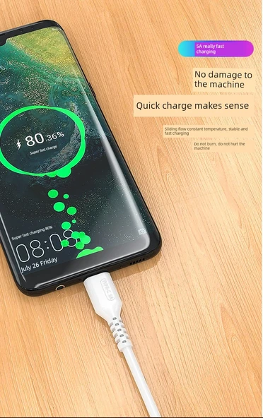 66W USB Type-C Hızlı Şarj Dirsek Kablosu 5A - 1m Siyah Aşağı Bükümlü - 9