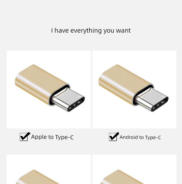 Çoklu Arayüz USB Adaptörü - Apple - Android Siyah Alaşım - 8