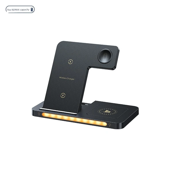 Katlanabilir Üçlü Kablosuz Şarj Aleti - 15W - RP-W70 Mingxuan Pro