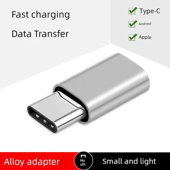 Çoklu Arayüz USB Adaptörü - Apple - Android Siyah Alaşım - 4
