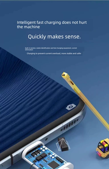 Vivo Hızlı Şarj Kablosu 1m - Özel Flash Şarj Serisi - 11
