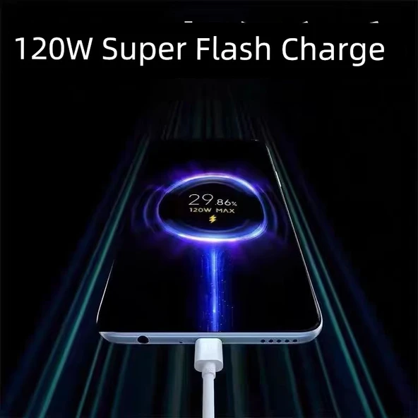 Redmi K50 Serisi 1 Metre + 1.5 Metre Hızlı Şarj Kablosu (2'li Paket) - 3