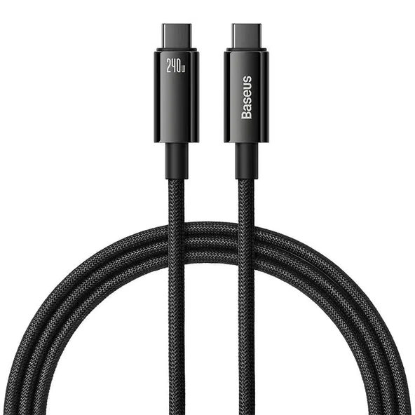 240W USB-C - USB-C Kablo - Tungsten Altın Siyah - 2 Metre