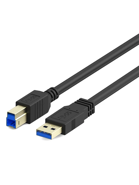 USB 3.0 A'dan B'ye Yazıcı Kablosu - 0.6 Metre - 5